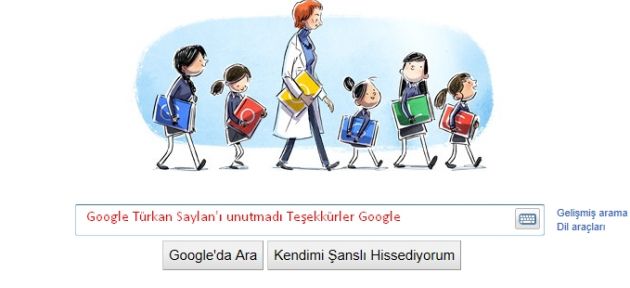 Google Türkan Saylan'ı Unutmadı ve Doodle Yaptı - Türkan Saylan Kimdir ?