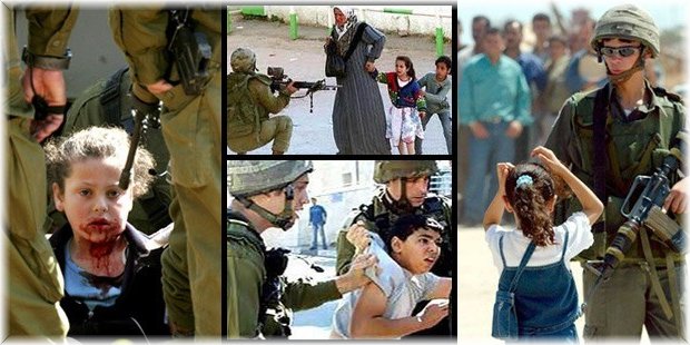 Filistinli çocuklara İsrail zulmü!