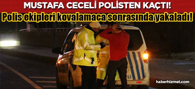 Mustafa Ceceli'ye polis şoku! Polisten kaçtı, yanındaki bayanı yolda indirdi...
