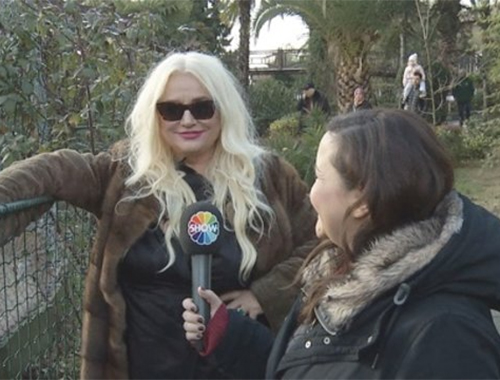 Afrodit Banu Alkan'a leopar saldırdı ve bu anlar kayıt altına alındı!