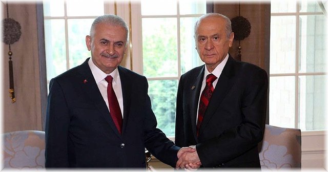 Başbakan ile Bahçeli görüştü Başkanlık sistemi tamam